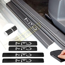 Alfa Romeo Mito Karbon Kapı Eşiği Sticker (4 Adet)