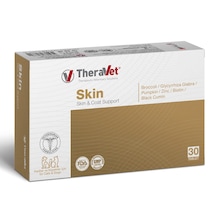 Theravet Skin Kedi Köpek Deri ve Tüy Yenilebilir 30 Tablet