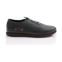 Dgn 6022 Erkek Lastik Bağcikli Sneaker Ayakkabi 6022-2505-R1006 Lacivert - Kahverengi