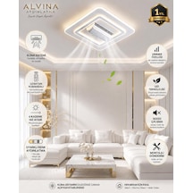 Akıllı Tavan Ayarlanabilir Klima Modu Ayarlanabilir Renk Ayarı Ve Dimmer Özelliği Beyaz Panel