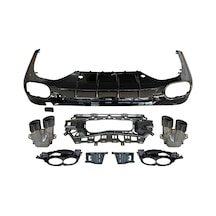 Autogp Mercedes W124 E53 Arka Tampon Difüzörü Ve Egzoz Ucu