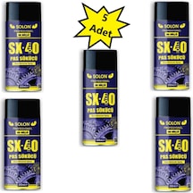 Solon Sx-40 Extra Güçlü Profesyonel Pas Sökücü Sprey 5 x 200 ML