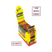 Yapışkanlı Sinek Bandı 4'lü, Zehirsiz Yapışkanlı Sineklik, 1 Koli 24 Adet Yaz Boyu Paket