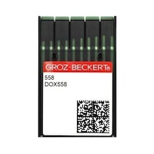 İlik Makinesi İğnesi Groz Beckert Dox558 Gözlü İlik Reece 16 Numara 16/100 Dikiş İğnesi 100 Adet