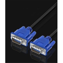 Vga kablo erkek erkek 15 pin vga görüntü kablosu 5 metre