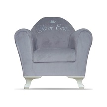 Isme Özel Çocuk Koltuğu Açık Gri