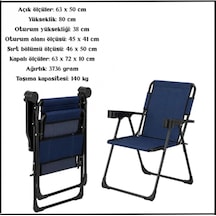 Uyguna-yakala Linen Lacivert-bardaklıklı Katlanır Kamp Sandalyesi-tab.332 Çok Renkli