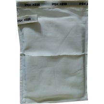 Micro Peel İpek Hassas Cilt İçin Banyo Kesesi Beyaz 16x25Cm