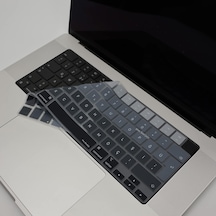 Apple Uyumlu MacBook Klavye Koruyucu Silikon Kılıf Türkçe Q Baskılı Uk-ters L-enter Tipi Air 13,6-15,3 İnç P