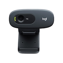 Youtek Logitech C270 Usb Webcam: 720p/30fps Video Çağrıları, Gürültü Azaltıcı Mikrofon, Otomatik Işık Düzeltici - Siyah