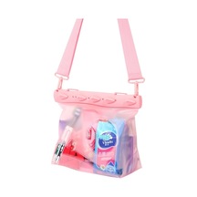 Tteoobl Tek Omuzlu Çapraz Askılı Drifting Dalış Çantası Su Geçirmez Çeşitli Eşya Saklama Çantası, Beden: Büyük Pembe Çok Renkli Çok Renkli