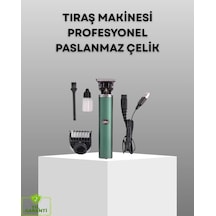 Profesyonel Şarjlı Tıraş Makinesi 180 Dakika Kullanım, 2.5 Saat Hızlı Şarj, Evrensel Usb Şarj Girişli Diğer