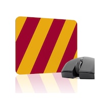 Sarı Kırmızı 22x18 Taraftar Gaming Oyuncu Mouse Pad Kaymaz Taban Küçük Klavye Fare Altlığı Şerit