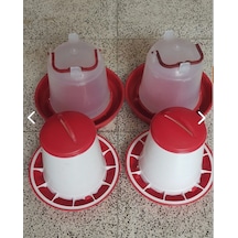 Nurdağ Hırdavat Civciv Yemlik 2 Adet 1.3 Kg Civciv Suluk 2 Adet 1.3 L