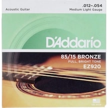 DADDARIO EZ920 AKUSTİK GİTAR TEL SETİ (85/15)