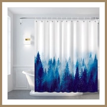 Bezos 180x180 Banyo Perdesi 22 Çok Renkli