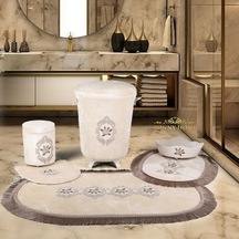 Shems Vizon 6 Prç Kirli Çamaşır Sepeti Seti + Banyo Paspası Seti Diğer