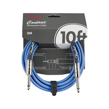 Fender 0990571102 Contour Serisi Lake Placid Blue Enstrüman Kablosu 3m İkonik Fender Rengi Düşük Gürültü Ve Yüksek Performans