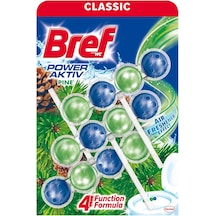 Şeylişeyler - Bref Power Aktiv Klozet Temizleyici Blok Çam Ferahlığı 3'lü X 5 Paket