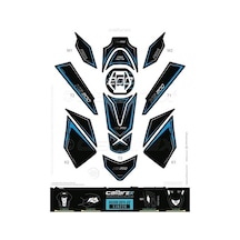 Calibrex Bajaj Pulsar Ns200 Tank Pad Full Set Xjn22b