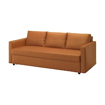 Ikea Kahverengi Lüks Kanepe - 3'lü Yataklı Kanepe