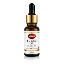 Susam Yağı 20 Ml Soğuk Pres %100 Saf Cilt Saç Ve Masaj İçin Doğal Bakım Yağı Nem Desteği