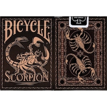 Bicycle Scorpion Oyun Kağıdı Kartı İskambil Kartları Destesi Brown Kahve
