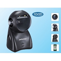 Performax Pr-X1000 Lazer Masaüstü Karekod 2D Usb Barkod Okuyucu