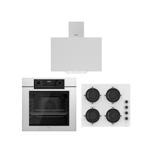 Ferre Artline  D078-SA - CS206-FA - QEP63CB FFYART Beyaz Ankastre Set