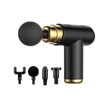 Marydien 4 Başlıklı Usb Şarj Olabilen Masaj Tabancası Siyah Marydien 4 Başlıklı Usb Şarj Olabilen Masaj Tabancası Siyah