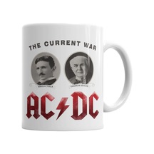 Ac Dc Tesla Ve Edison Kupa Bardak Porselen No31445 Karışık