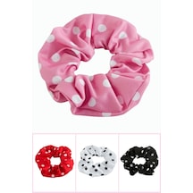 Puantiyeli Simit Toka 1 Adet Pembe