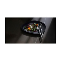 Nuova Salata Servis Seti, 30 Cm, Büyük Boy, Salata Çatalı Ve Servis Kaşığı, Cromargan Yüksek Kaliteli Parlak Paslanmaz Çelik, Bulaşık Makinesinde Yıkanabilir Çok renkli