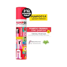 Pumpoo Kuru Şampuan 3 x 200 ML