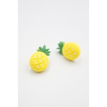 Ananas Hamur Küpe - Çok Renkli Diğer