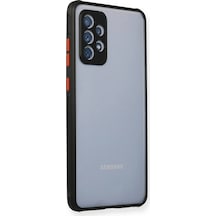 Ilkeshop Newface Samsung Galaxy Uyumlu A72 Kılıf Miami Şeffaf Silikon - Siyah