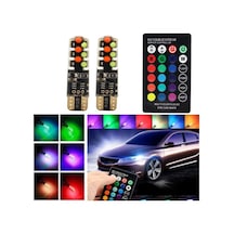 T10 Kumandalı Rgb Led Park Ampulü