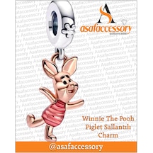 Winnie The Pooh Piglet Sallantılı Charm Pembe
