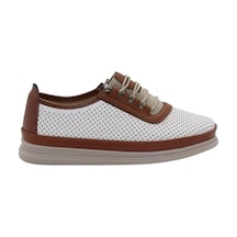 Mergenshoes Esa T033 Beyaz Rahat Taban Kadın Günlük Ayakkabı Beyaz