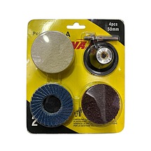 4 Parça Pimli Keçe Ve Zımpara Seti
