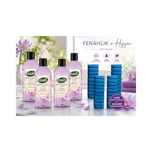 Lotus Duş Jeli 4'lü + Wellnax Sünger 4'lü Set