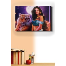 Webstyle Sayılarla Boyama Seti Kasnaklı Vahşi Ve Güzel 40 X 50 Cm
