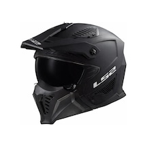 Ls2 Drıfter Mat Siyah Kask Siyah Vizör Çok Renkli