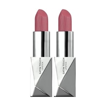 Alix Avien Uzun Süre Kalıcı Nemlendirici Pürüzsüz Etkili Yarı Mat Ruj Satin Lipstick 810 Antique Pink 2 Paketi 0