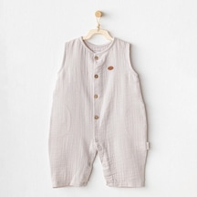 Andywawa Ac25883 Müslin Home Bebe Tulum Beige STANDART