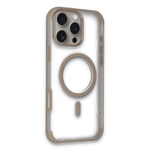 Joko Apple İphone 16 Pro Hilton Magsafe Kapak - Gold 0.2M-Çok Renkli