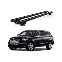 Kanca Audi Q7 2006-2015 Uyumlu Siyah Kilitli Ara Atkı Port Bagaj Tavan Barı