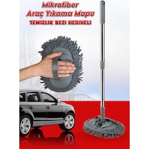 Çok Fonksiyonlu Mikrofiber Araba Yıkama Fırçası Teleskopik Uzun Saplı Detay Fırçası Oto Araç Mopu Diğer