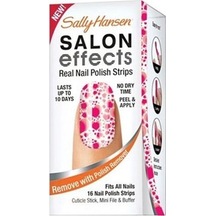 Sally Hansen Salon Effects - Gerçek Ojeden Yapılan Desenli Tırnak Bantları - Speed Dating 4422-03