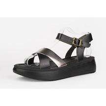 Kuum London Orthopedix K8409 Hakiki Deri Kadın Sandalet 001